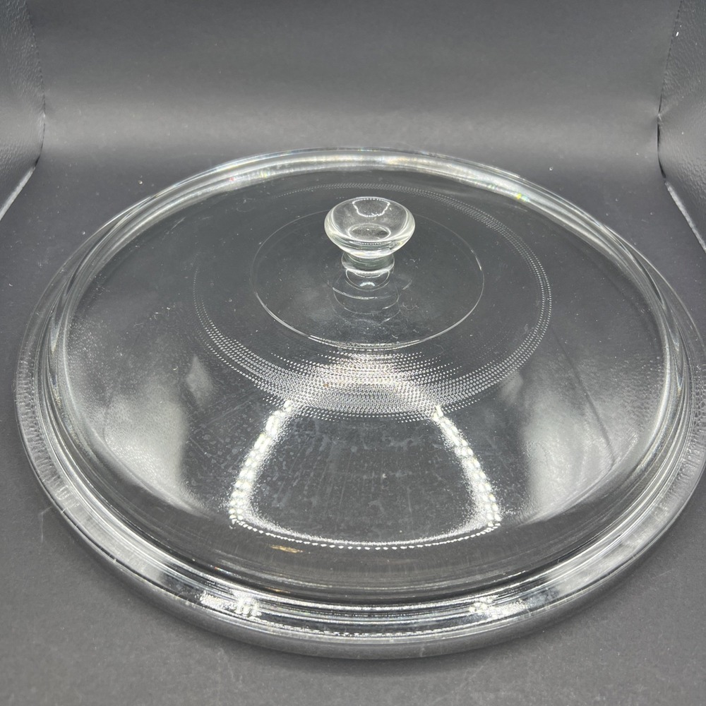 Pyrex/Corningware USA 20 Clear Glass 12-inch Round Replacement Lid